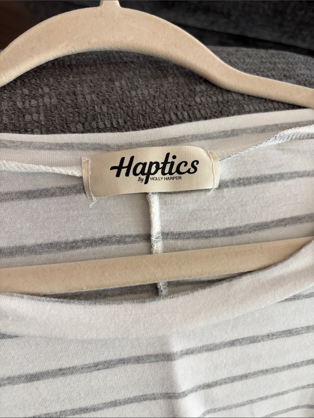 Haptics White & Pink Mixed-Print Short Sleeve Tunic - Picture 2 of 3